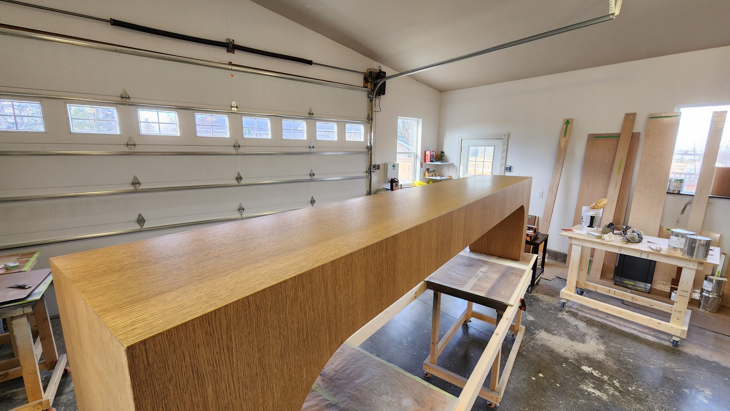 Bathroom vanity refinishing project