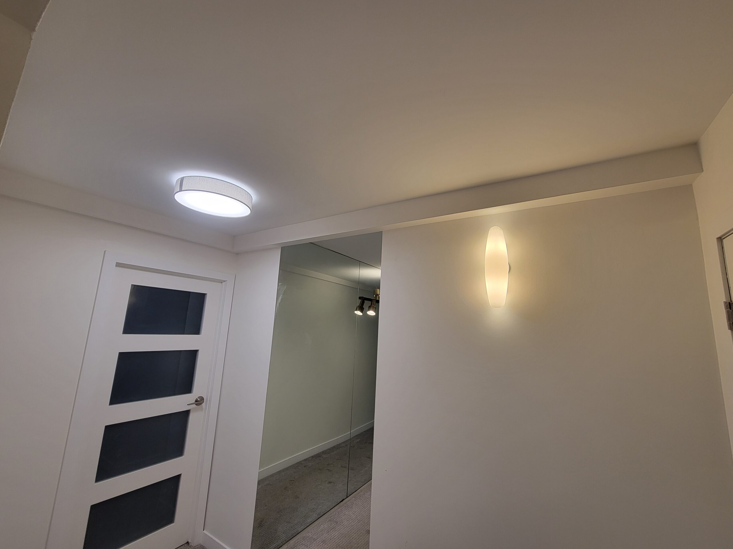 Interior room masking and prep work