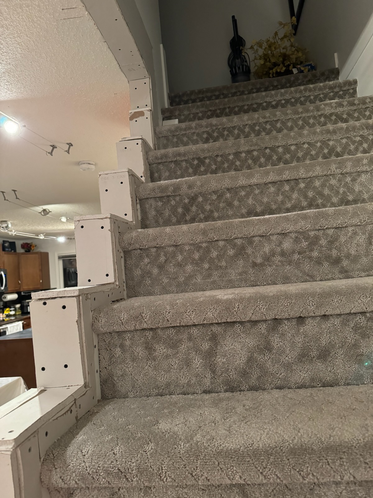 Interior stair painting project